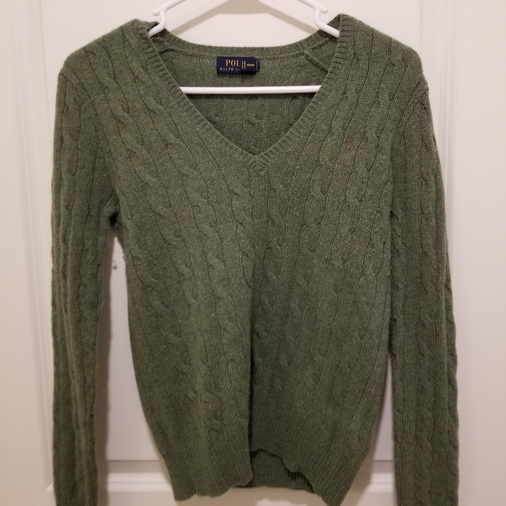 Polo Ralph Lauren Cable Knit Wool Sweater